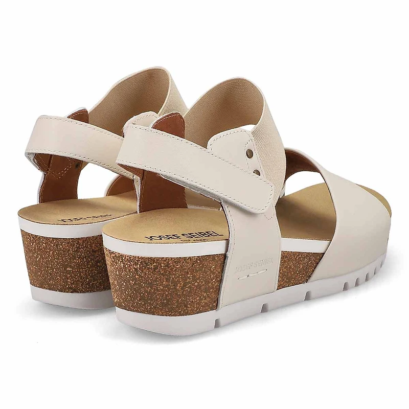 Sandale en cuir décontractée QUINN 09, noir, femme