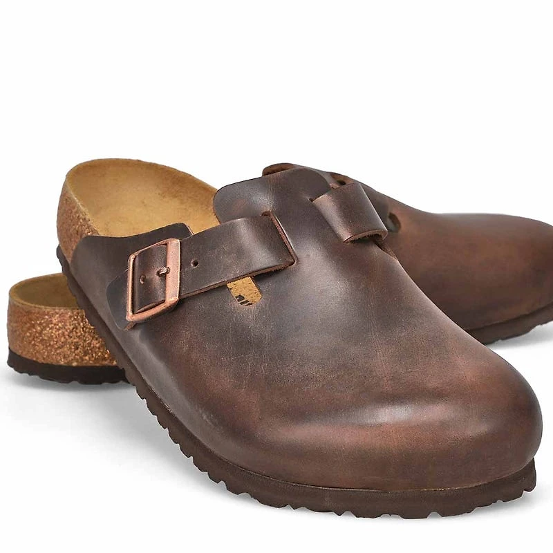 Men's Boston Oiled Leather Casual Clog