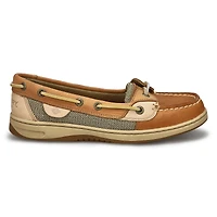 Women's Angelfish Boat Shoe - Linen/Oat