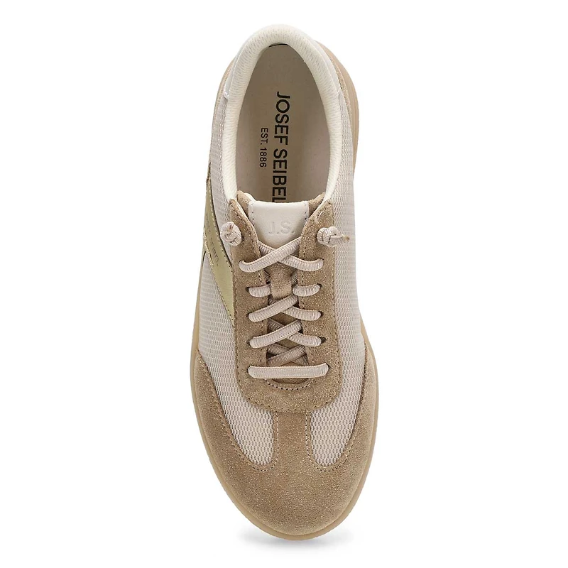 Baskets à lacets JADE 02, beige multi, femmes