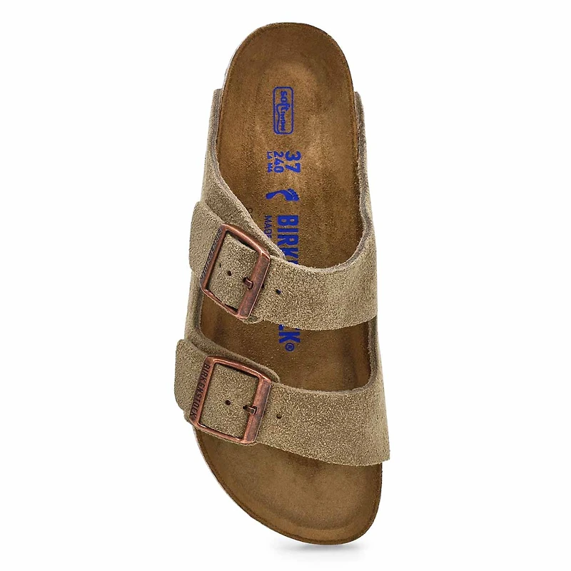 Womens Arizona Soft Footbed 2 Strap Narrow Sandal