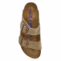 Womens  Arizona Soft Footbed 2 Strap Narrow Sandal