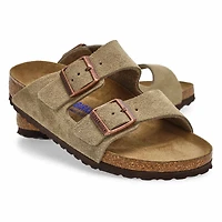 Sandale troite  2 brides avec lit de pied souple