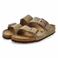 Womens  Arizona SF 2 Strap Narrow Sandal- Taupe
