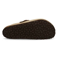 Sabot décontracté en cuir huilé BOSTON, tabac, hom
