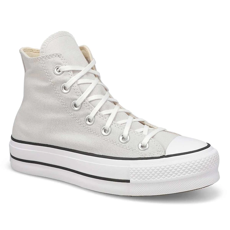 Women's Chuck Taylor All Star Lift Hi Leather Plat