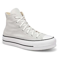 Women's Chuck Taylor All Star Lift Hi Leather Plat
