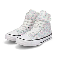 Girls Chuck Taylor All Start 1V Happy Hearts Sneak