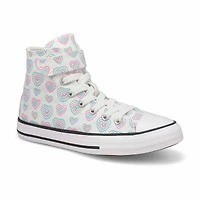 Girls Chuck Taylor All Start 1V Happy Hearts Sneak