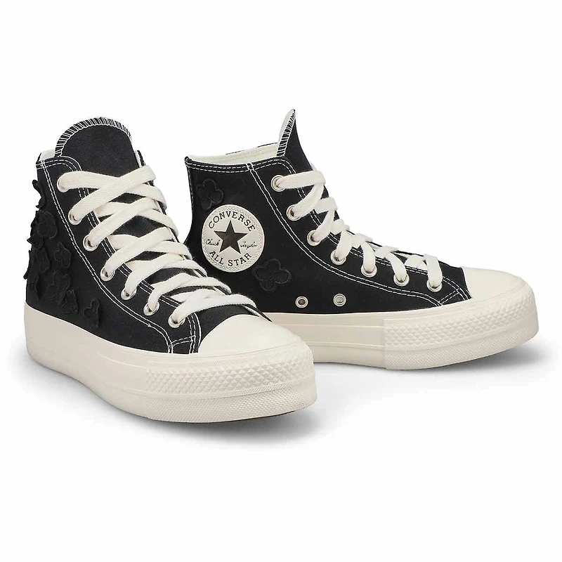 Lds Chuck Taylor All Star Lift Flower Play Platfor