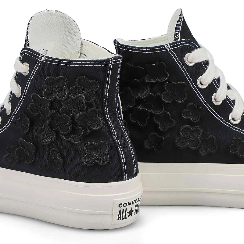 Lds Chuck Taylor All Star Lift Flower Play Platfor