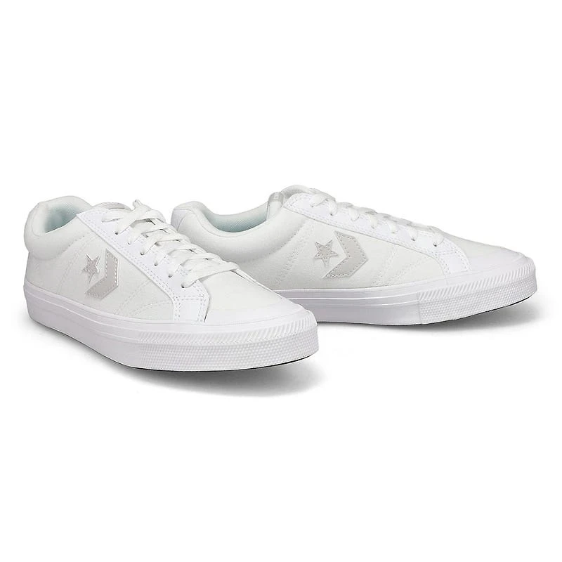 Baskets  lacets SPORT CASUAL, blanc/gris ple, ho