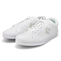 Baskets  lacets SPORT CASUAL, blanc/gris ple, ho