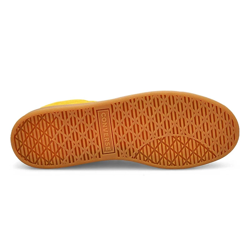 Men's Classic Trainer  Suede Sneaker - Yellow/Blac