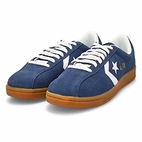 Men's Classic Trainer  Suede Sneaker - Yellow/Blac