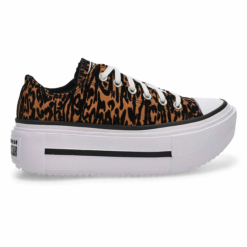 Baskets CHUCK TAYLOR ALL STAR LEOPARD DOUBLE STACK