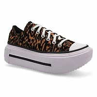 Baskets CHUCK TAYLOR ALL STAR LEOPARD DOUBLE STACK