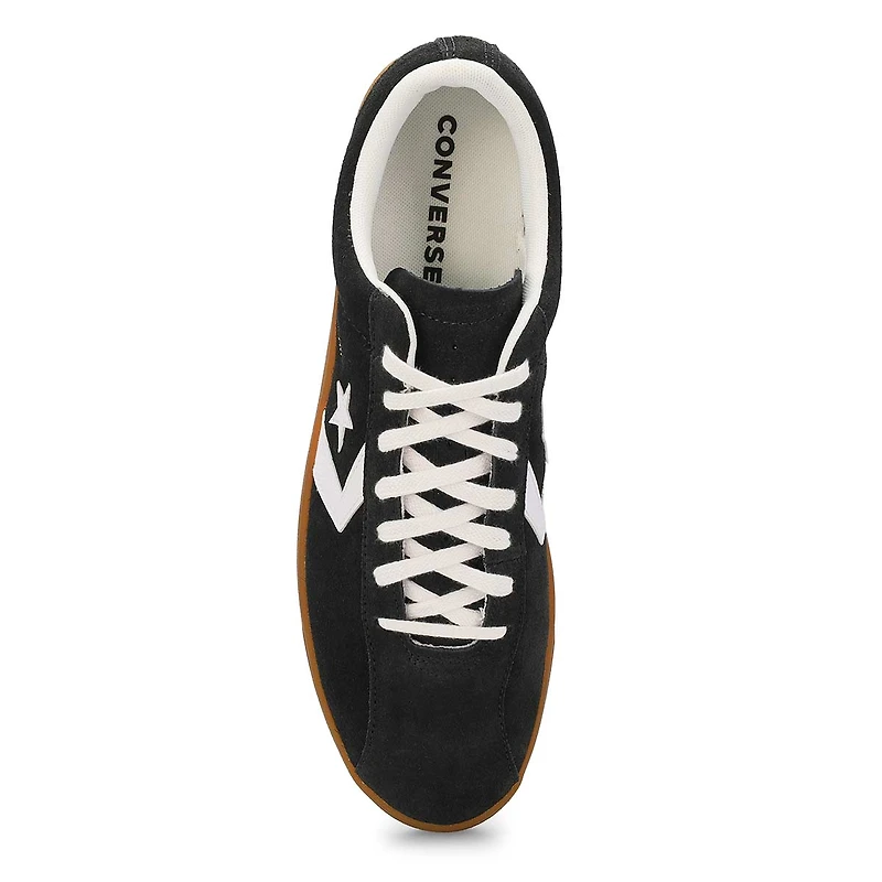 Men's Classic Trainer  Suede Sneaker - Yellow/Blac