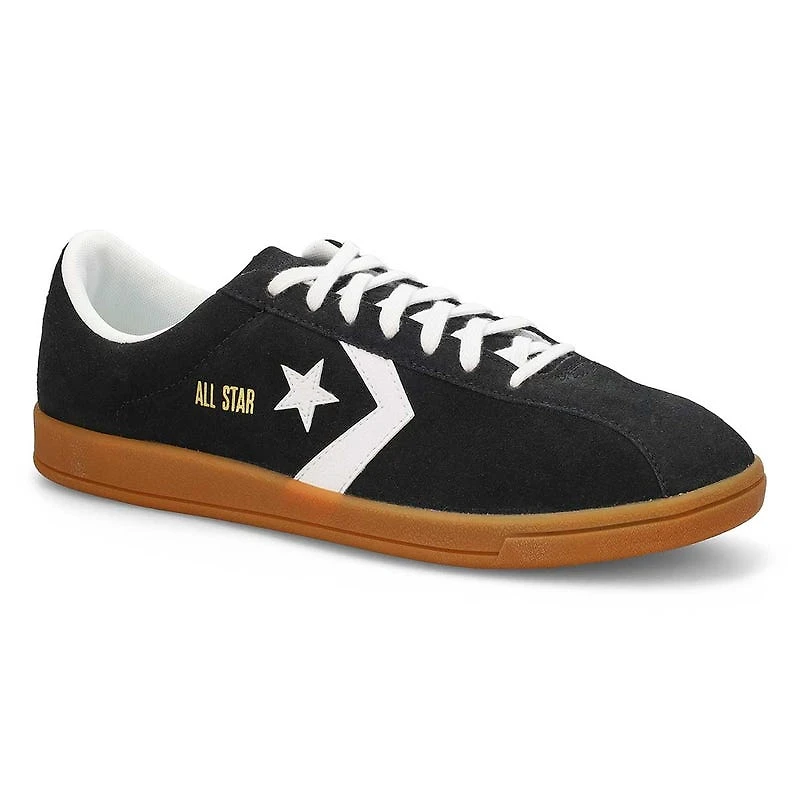 Men's Classic Trainer  Suede Sneaker - Yellow/Blac