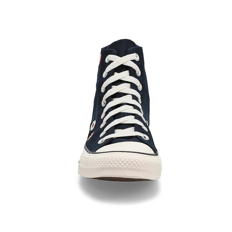 Women's CTAS Hi Top Embroidered Florals Sneaker