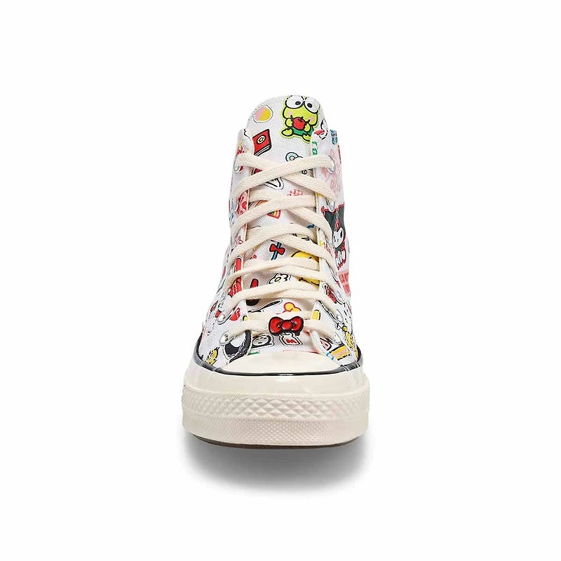 Baskets hautes CHUCK 70 HELLO KITTY, blanc/rose/ve