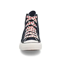 Girls'  CTAS Hearts and Roses Sneaker - Black/Vint
