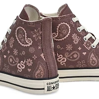 Girls'  Chuck Taylor All Star Paisley Hi Top Sneak