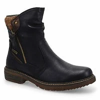 Botte impermable vgane ALANNA 02, noir, femmes