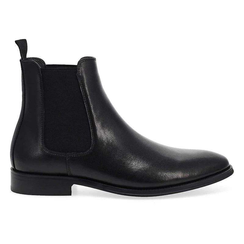 Men's  Aldair Leather Chelsea Boot - Black