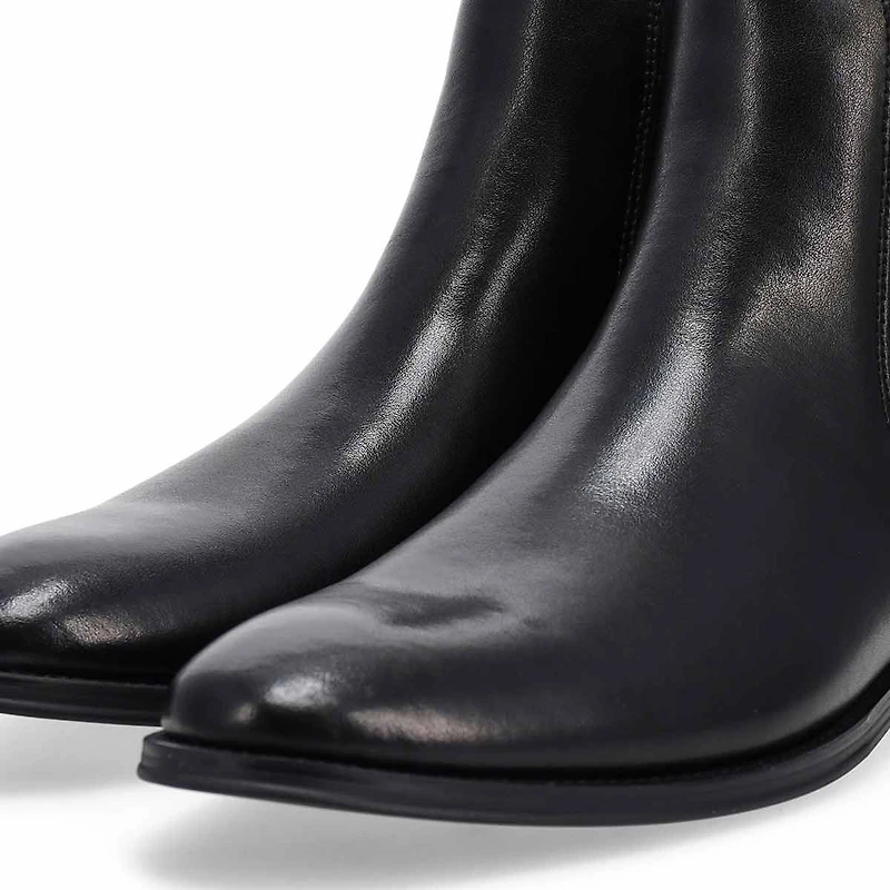 Men's  Aldair Leather Chelsea Boot - Black