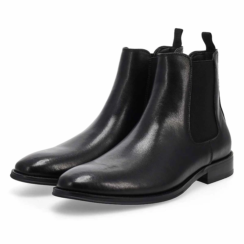 Men's  Aldair Leather Chelsea Boot - Black