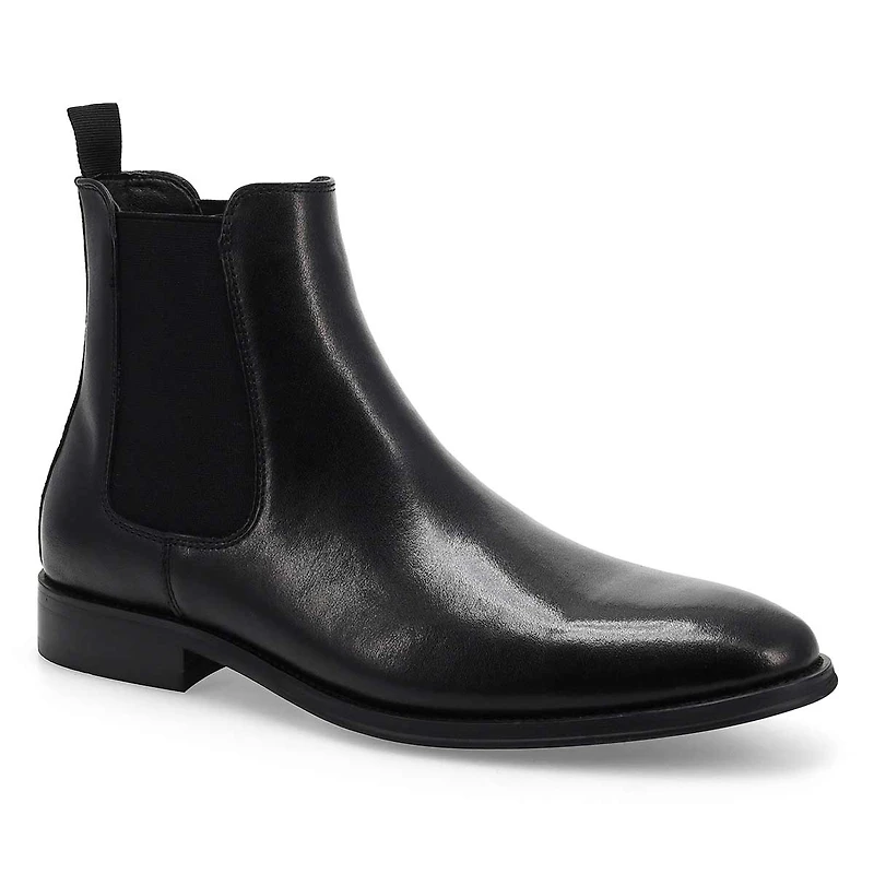 Men's  Aldair Leather Chelsea Boot - Black