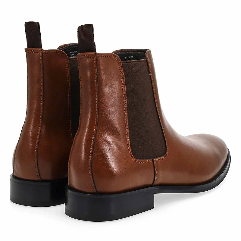 Botte Chelsea en cuir ALDAIR, noir, hommes