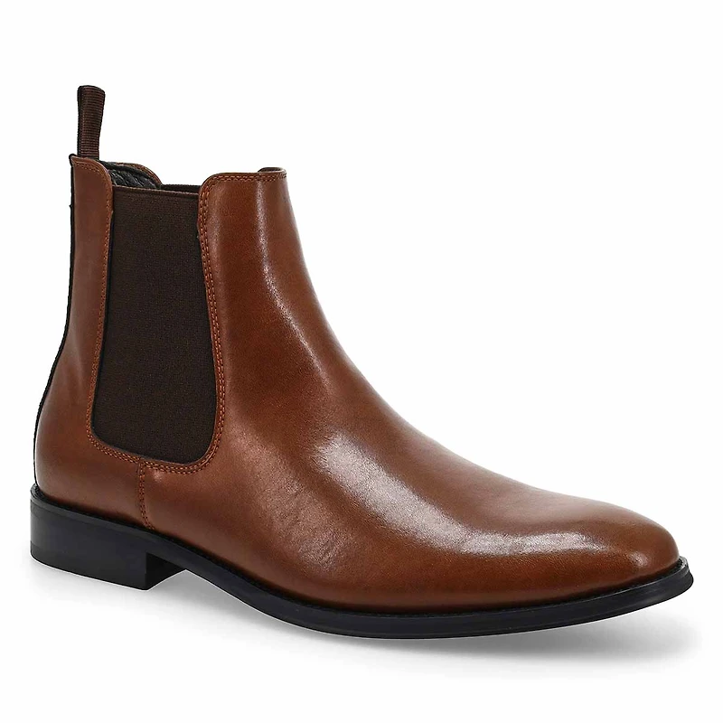 Botte Chelsea en cuir ALDAIR, noir, hommes
