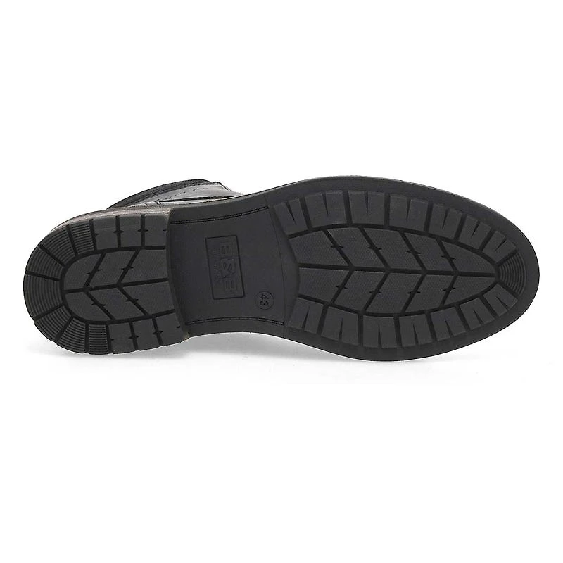 Men's Amon Leather Lace Up Ankle Boot - Black