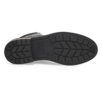 Men's Amon Leather Lace Up Ankle Boot - Black