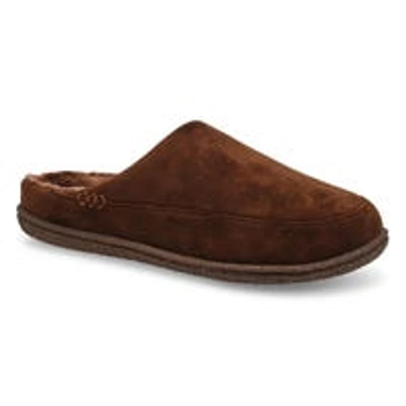 Women's Arctic Open Back Slipper - Chocolate