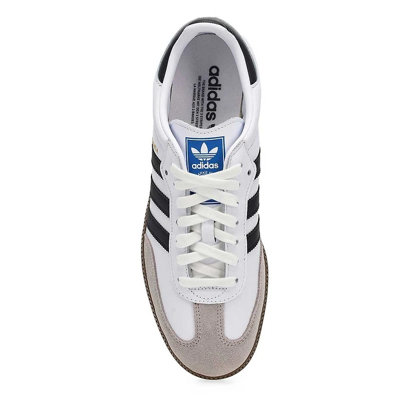 Baskets  lacets SAMBA OG, blanc/noir/rsine, homm