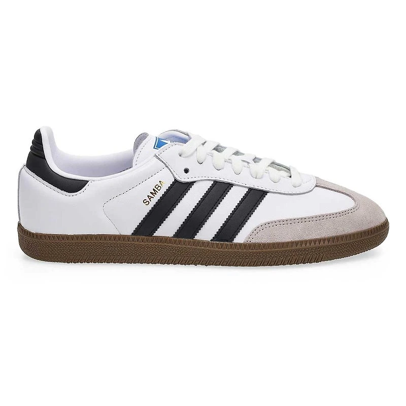 Baskets  lacets SAMBA OG, blanc/noir/rsine, homm