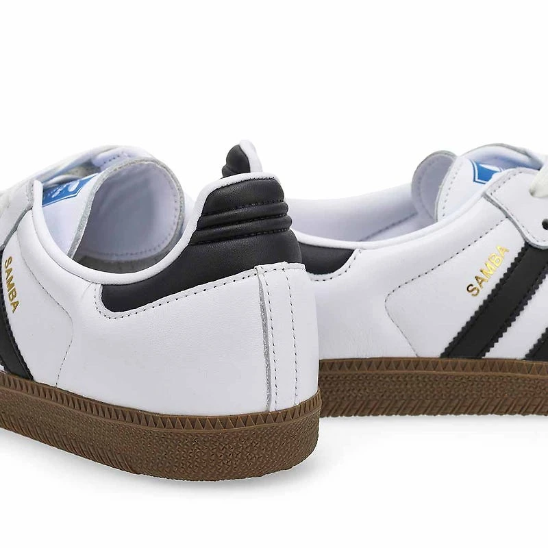 Baskets  lacets SAMBA OG, blanc/noir/rsine, homm