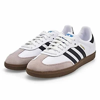 Baskets  lacets SAMBA OG, blanc/noir/rsine, homm