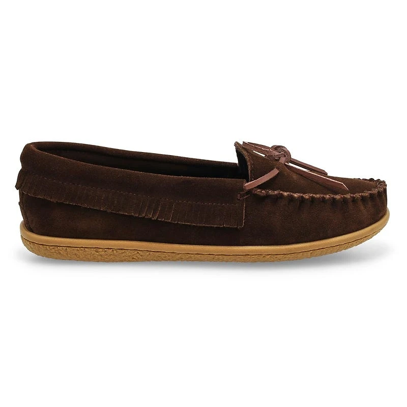 Ballerines SoftMoc Bali Fringe en sude pour femme