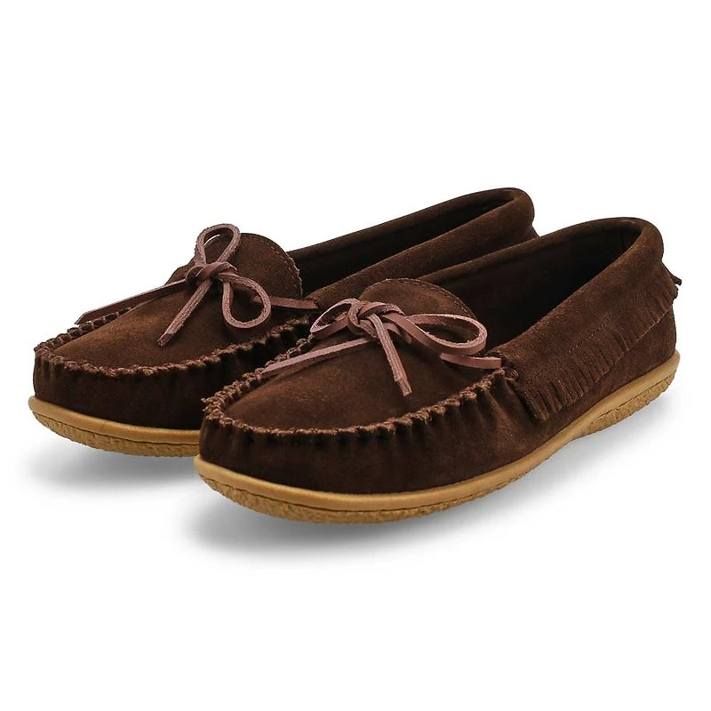 Women's Bali Fringe Suede Ballerina SoftMocs - Roo