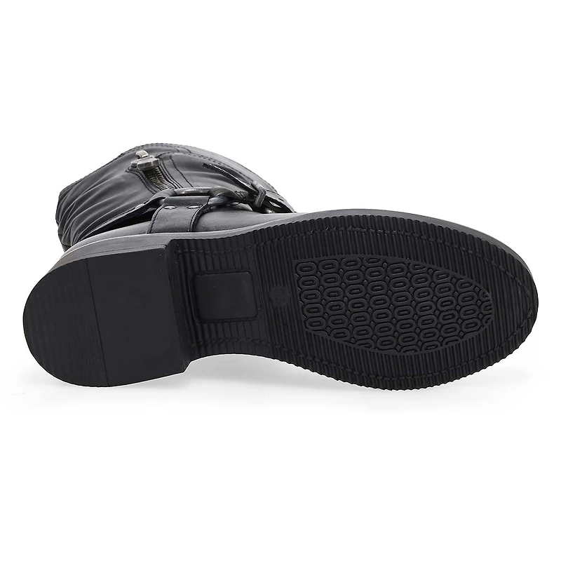 Women's  Basim Leather Ankle Boot - Black