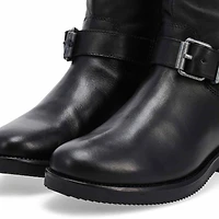 Women's  Basim Leather Ankle Boot - Black