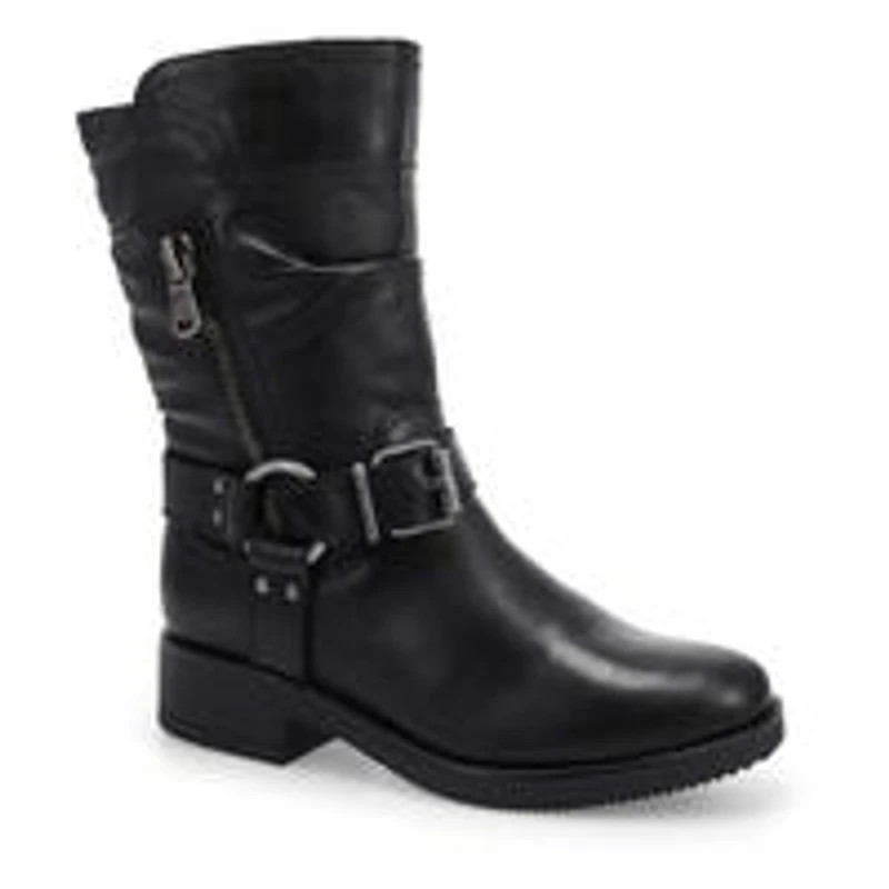 Women's  Basim Leather Ankle Boot - Black