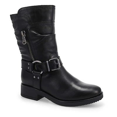 Women's  Basim Leather Ankle Boot - Black
