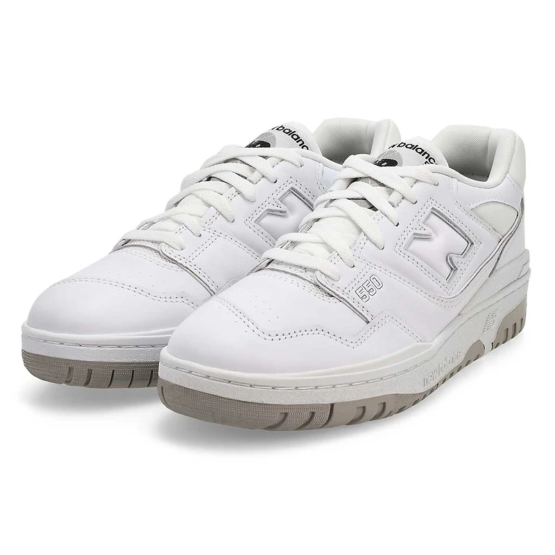 Baskets à lacets 550, blanc, hommes