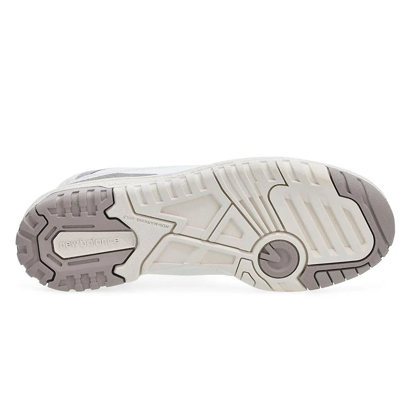 Baskets  lacets 550, blanc/nuage de pluie, femmes