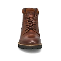 Bottine en cuir à lacets BENNETT, noir, hommes